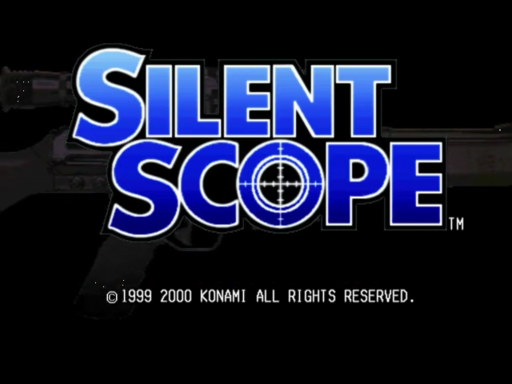 Silent Scope title screen for Sega Dreamcast